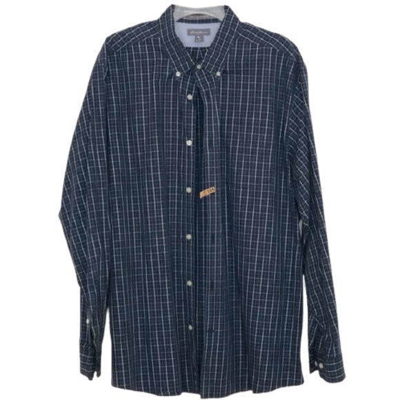 EDDIE BAUER Men's Wrinkle-Free EUC Relaxed Fit Shirt XL - Picture 1 of 10